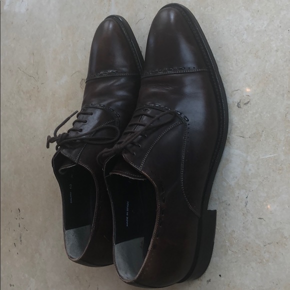 Mezlan Leather oxfords men’s shoes size 10 used - Picture 3 of 7